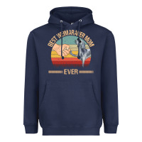 Navy best weimaraner mom ever mom gift mother's day Heavyweight Hoodie - linhVisuals