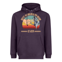 Plum best weimaraner mom ever mom gift mother's day Heavyweight Hoodie - linhVisuals
