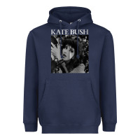 Navy kate bush vintage Heavyweight Hoodie - linhVisuals