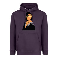 Plum rihanna artwork Heavyweight Hoodie - linhVisuals