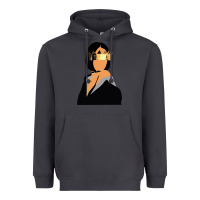 Smoke rihanna artwork Heavyweight Hoodie - linhVisuals