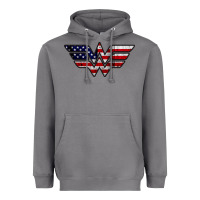 Storm Wonder woman american flag Heavyweight Hoodie - linhVisuals