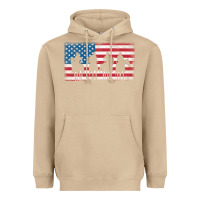 Mushroom cowboy patriotic american flag 4th of july gift tee Heavyweight Hoodie - linhVisuals