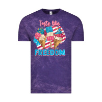 Cloud Purple taste like freedom 4th of july Vintage Tee - FaDigitalArtStudio