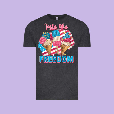Taste Like Freedom 4th Of July Vintage Tee Designed By Fadigitalartstudio