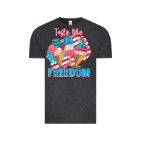 Vintage Black taste like freedom 4th of july Vintage Tee - FaDigitalArtStudio