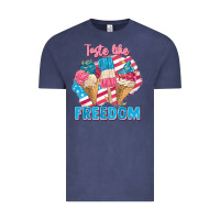 Vintage Denim taste like freedom 4th of july Vintage Tee - FaDigitalArtStudio