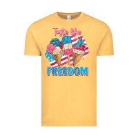 Vintage Mustard taste like freedom 4th of july Vintage Tee - FaDigitalArtStudio