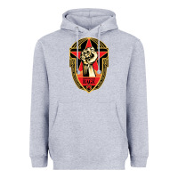 Heather Grey prophets of rage poster Heavyweight Hoodie - linhVisuals