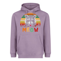 Lavender funny vintage raccoon meow raccoon lovers Heavyweight Hoodie - linhVisuals