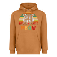 Meerkat funny vintage raccoon meow raccoon lovers Heavyweight Hoodie - linhVisuals