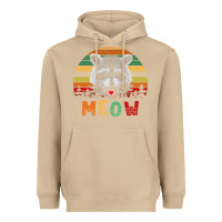 Mushroom funny vintage raccoon meow raccoon lovers Heavyweight Hoodie - linhVisuals