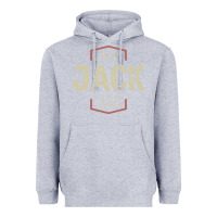 Heather Grey Genuine Jack Funny Personalized Name Heavyweight Hoodie - linhVisuals