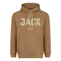 Toasted Coconut Genuine Jack Funny Personalized Name Heavyweight Hoodie - linhVisuals