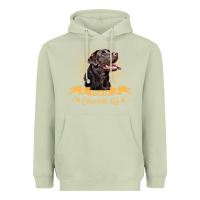 Matcha labrador retriever team chocolate lab funny Heavyweight Hoodie - linhVisuals