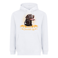 White labrador retriever team chocolate lab funny Heavyweight Hoodie - linhVisuals