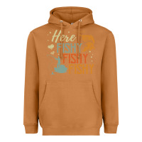 Meerkat here fishy fishy fishy fishing lovers gifts Heavyweight Hoodie - linhVisuals