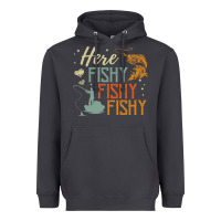 Smoke here fishy fishy fishy fishing lovers gifts Heavyweight Hoodie - linhVisuals