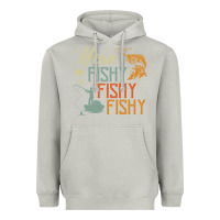 Moon Dust here fishy fishy fishy fishing lovers gifts Heavyweight Hoodie - linhVisuals