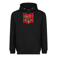 Black Lake Forest College Heavyweight Hoodie - linhVisuals