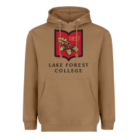 Toasted Coconut Lake Forest College Heavyweight Hoodie - linhVisuals