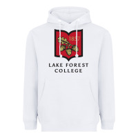 White Lake Forest College Heavyweight Hoodie - linhVisuals
