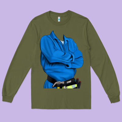 English Cocker Spaniel Mechanic 2 Long Sleeve Tee Designed By Ranaportraitstore
