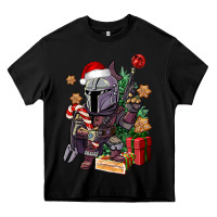 Black Christmas gnome Heavy Core Tee - CowGirlArtShop