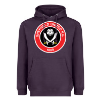 Plum the-sheffield-united-pen Heavyweight Hoodie - linhVisuals