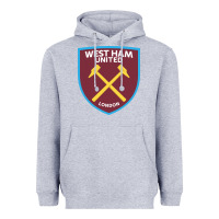 Heather Grey the-west-ham-united-f.c.-pen Heavyweight Hoodie - linhVisuals