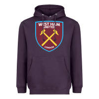 Plum the-west-ham-united-f.c.-pen Heavyweight Hoodie - linhVisuals