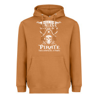Meerkat pirate gift always be yourself unless you can be a pirate Heavyweight Hoodie - linhVisuals