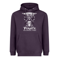Plum pirate gift always be yourself unless you can be a pirate Heavyweight Hoodie - linhVisuals