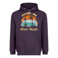 Plum pogue life outer banks retro vintage sunny Heavyweight Hoodie - linhVisuals