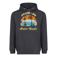 Smoke pogue life outer banks retro vintage sunny Heavyweight Hoodie - linhVisuals