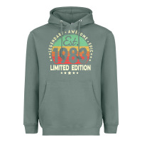 Sage est. 1983 vintage 1983 limited edition 39th birthday retro pullover ho Heavyweight Hoodie - linhVisuals