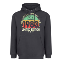 Smoke est. 1983 vintage 1983 limited edition 39th birthday retro pullover ho Heavyweight Hoodie - linhVisuals