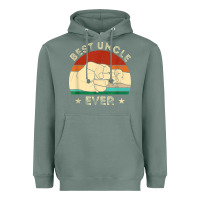 Sage vintage best uncle ever fist bump funny uncle fathers day Heavyweight Hoodie - linhVisuals