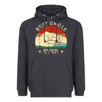 Smoke vintage best uncle ever fist bump funny uncle fathers day Heavyweight Hoodie - linhVisuals