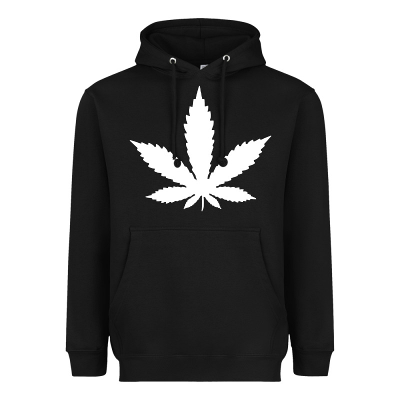 Weed Leaf In A Pocket Marijuana Cannabis Heavyweight Hoodie by linhVisuals | Teevron