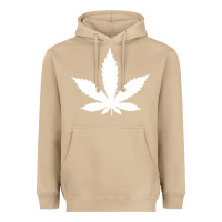Mushroom weed leaf in a pocket marijuana cannabis Heavyweight Hoodie - linhVisuals