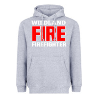 Heather Grey wildland fire rescue department firefighters firemen uniform Heavyweight Hoodie - linhVisuals