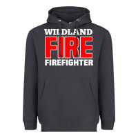 Smoke wildland fire rescue department firefighters firemen uniform Heavyweight Hoodie - linhVisuals