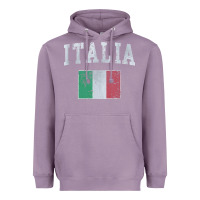 Lavender vintage italia italian flag italy italiano Heavyweight Hoodie - linhVisuals