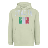 Matcha vintage italia italian flag italy italiano Heavyweight Hoodie - linhVisuals
