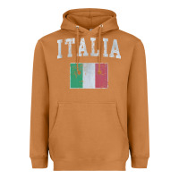 Meerkat vintage italia italian flag italy italiano Heavyweight Hoodie - linhVisuals
