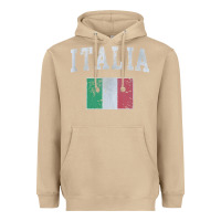 Mushroom vintage italia italian flag italy italiano Heavyweight Hoodie - linhVisuals