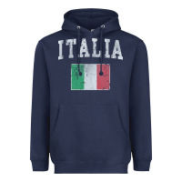 Navy vintage italia italian flag italy italiano Heavyweight Hoodie - linhVisuals