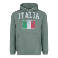 Sage vintage italia italian flag italy italiano Heavyweight Hoodie - linhVisuals