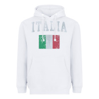 White vintage italia italian flag italy italiano Heavyweight Hoodie - linhVisuals